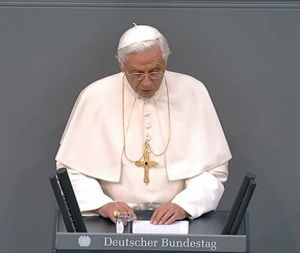 Papst spricht am ersten Tag seines Deutschlandbesuches im Bundestag Berlin